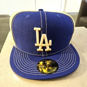 NWT New Era 59Fifty LA Dodgers 50t Anniversary Cap